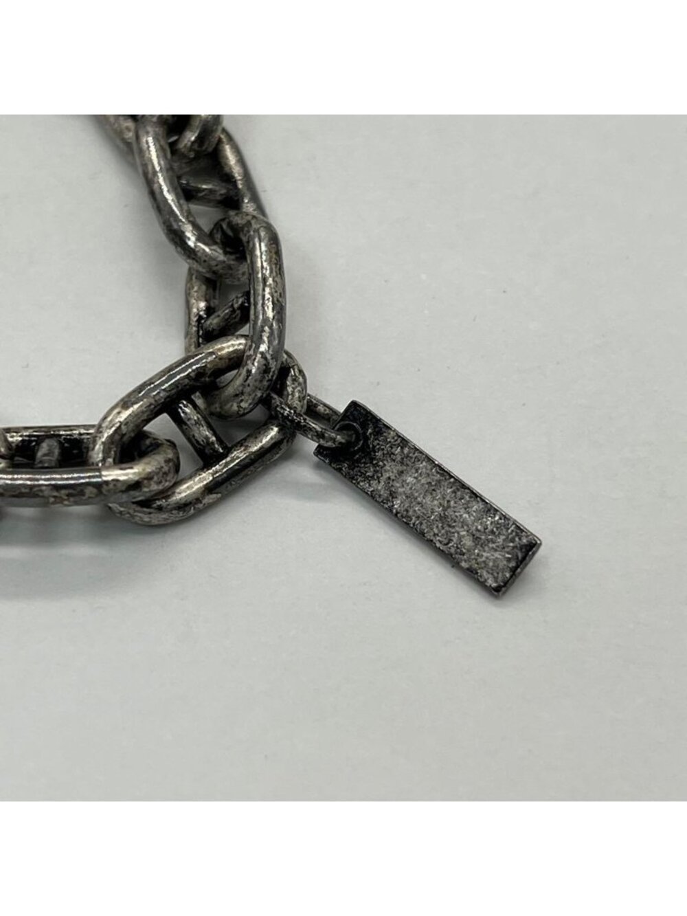 Saint Laurent Yves Key Motif Anchor Chain Necklace Metal - Picture 11 of 15